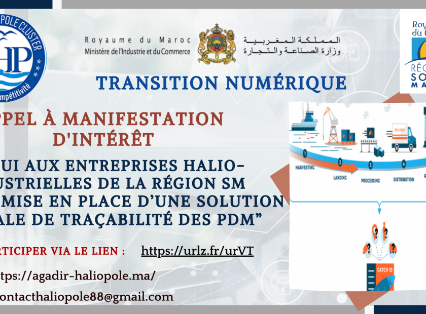 AFFICHE AMI Plateforme digitale de traçabilité des PDM