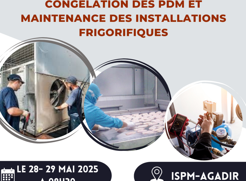 AFFICHE FORMATION CONGELATION DES PDM