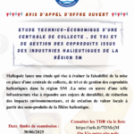 Avis d’appel d’offre ouvert- Etude technico économique d’une Centrale de Collecte , de Tri et de Gestion des coproduits issus des industries halieutiques de la région SM