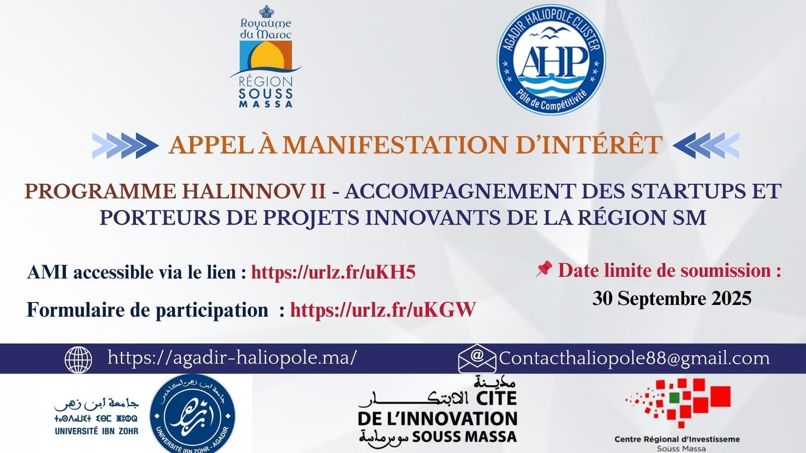 Programme HALINNOV II