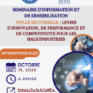 SEMINAIRE D’INFORMATION ET DE SENSIBILISATION :   LA VEILLE SECTORIELLE : LEVIER D’INNOVATION, DE PERFORMANCE ET DE COMPETITIVITE POUR LES HALIOINDUSTRIES