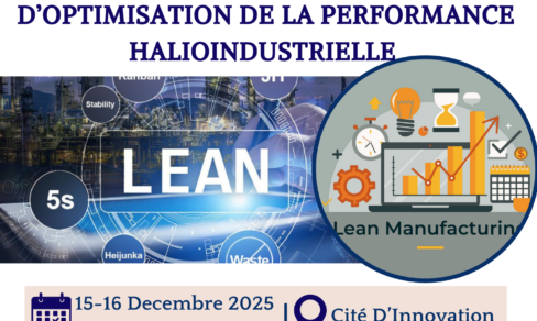 FORMATION – LEAN MANUFACTURING: UN LEVIER D’OPTIMISATION DE LA PERFORMANCE HALIO-INDUSTRIELLE