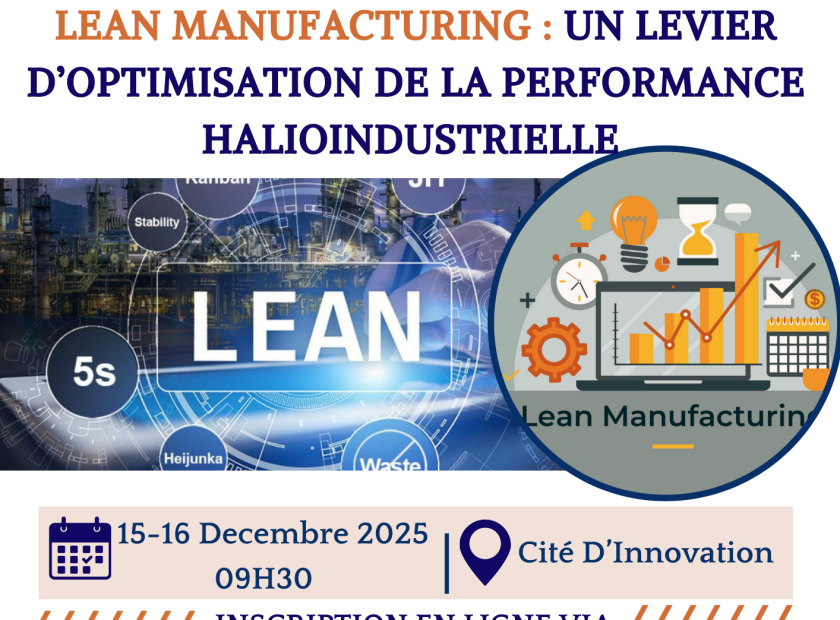 AFFICHE FORMATION LEAN MANUFACTURING
