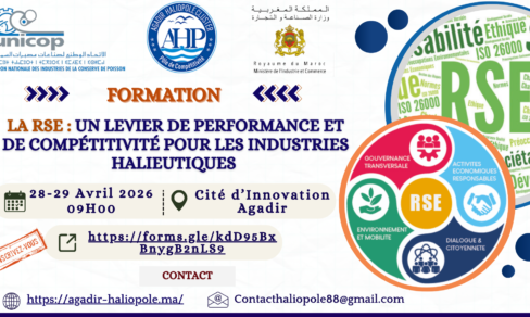 FORMATION SUR LA RSE : UN LEVIER DE PERFORMANCE ET DE COMPÉTITIVITÉ POUR LES INDUSTRIES HALIEUTIQUES